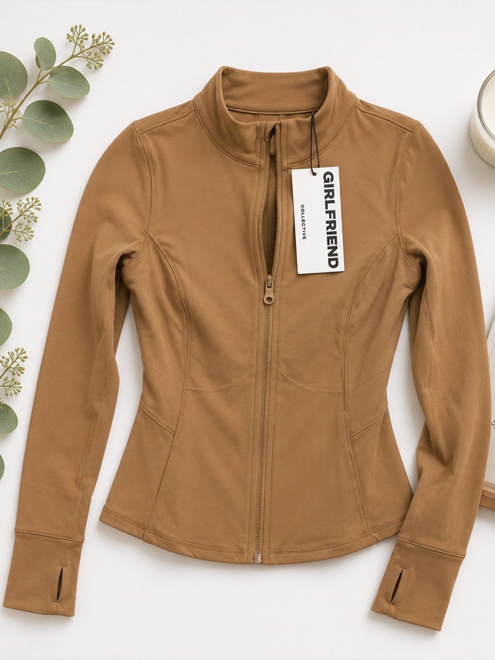 NWT Girlfriend Collective Zip-Up Jacket Size XS